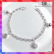 SilverWholesale #BB110 Original Silver Kids/Baby/Newborn Anklet Bracelet (Rantai Kaki/Tangan/Gelang