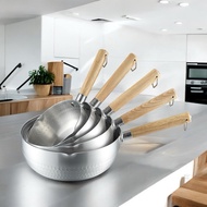 Japanese Thick Aluminum Sauce Pan Aluminum Snow Pot Sauce Pot Cooking Pot Milk Pot