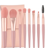 8 PCS Makeup Brushes Set, Professional Cosmetic Brush Kit Premium Foundation Brush Blending Face Powder Blush Concealers Eyeshadow Brush with Storage Bag