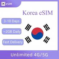 South Korea eSIM 3/5/8/10 Days | Unlimited Data | Instant Email Delivery | High Speed 4G/5G Data