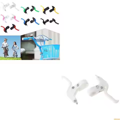 N0HA Ergonomic Bike handlebars Brake levers Quick Install Cycling Brake Levers