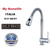 ITALIA H-IT GB701  PULL OUT KITCHEN SINK MIXER TAP / SOLID BRASS / MIXER FAUCET (NON RETURNABLE)