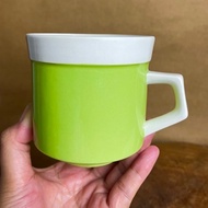 JAPAN SURPLUS Vintage Mikasa Lime Green C7400/D5400 Coffee Mug