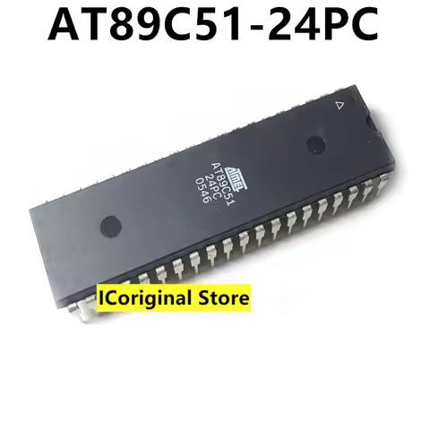 New and original AT89C51-24PC Into the DIP-40 single-chip micro controller AT89C51 Electronic compon