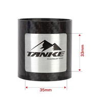 TANKE Bike Head Badge Decals Stickers BMX Folding MTB Bicycle Front Frame fork protect Sticker Scooter Aluminum Alloy