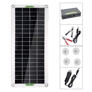 30W Polycrystal Solar Panel Flexible Solar Panel For Camping Car Traveling Outdoor Emergency Power A