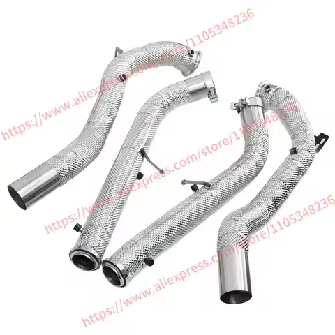 Car Stainless Steel Heatshield Exhaust Pipe Downpipe for Mercedes-Benz G63 G500 G550 AMG W463A W464 