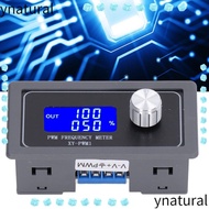 YNATURAL PWM Signal Generator, Adjustable Output LCD Display Frequency Generator, Stable DC 3.3V-30V
