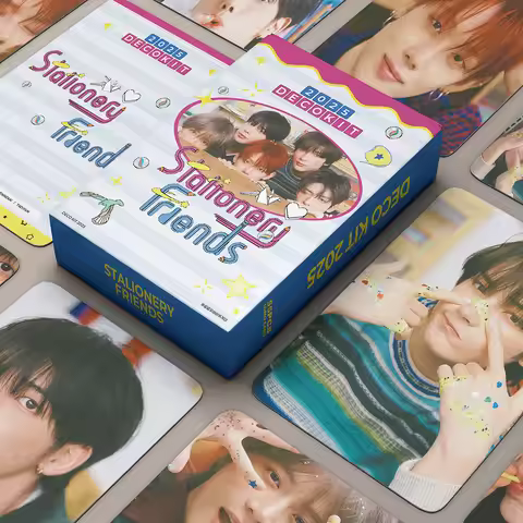 55pcs/set Kpop Photo album DECO KIT TXT Yeonjun Soobin Beomgyu Lomo Cards Photocards for Fans Collce