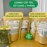 Combo Trà Lá Sen và Trà Lá Nam 10 Vị - Trà Thảo Mộc Đức Thiện