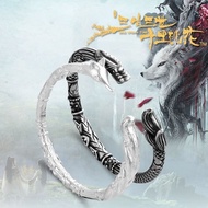 Black dragon fox couple bracelet, love, three generations, three generations, three generations, cos