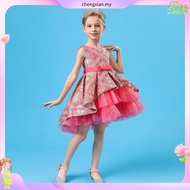 MQATZ Girls Evening Party Dress Ball Gown Kids Dresses Elegant Children Clothing Lace Wedding Prince