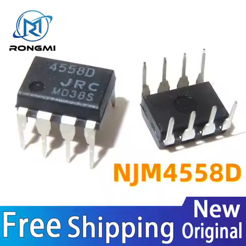 20PCS JRC4558D NJM4558D 4558D 4558 DIP8 amplifier new original