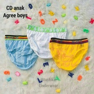 Contains 3 AGREE AG200 BOYS' CDs / Boys' Underwear