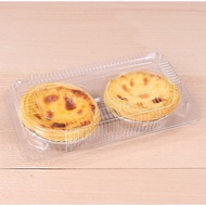 10 Plastic Boxes for Egg Tarts FJ310 - 2 cakes