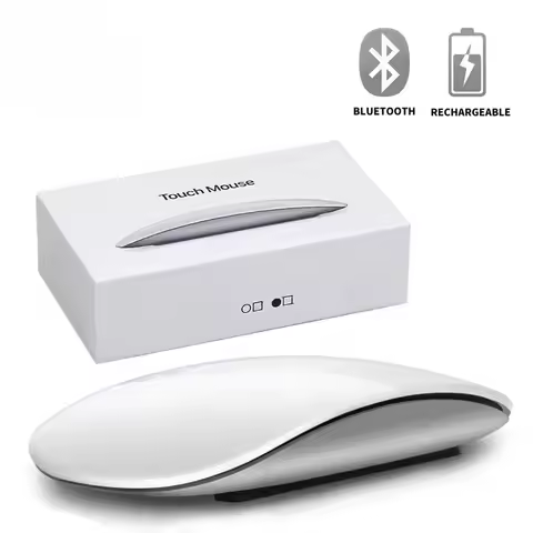 2026 NEW Bluetooth Mouse Wireless Ultra-thin Rechargeable Silent Multi Arc Touch Mice Magic Mouse Fo