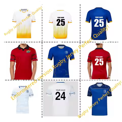 2025/26 Leinster Munster Home / Away Rugby Jersey Mens Size S--5XL ( Print name and number )