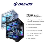 Okinos Mirage 4 mATX Mini-Tower Gaming PC Case