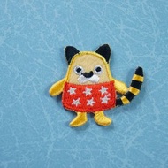 迷你狸貓 - 迷你小動物自黏繡布貼系列