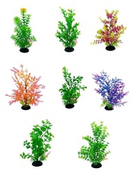 1入組水族箱造景藝術草皮裝飾，假水草魚缸模擬盆栽