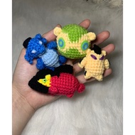 Gekko Valorant wool pet keychain