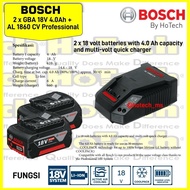Bosch Battery 18V 4.0Ah + Charger Starter Kit Battery & Charger