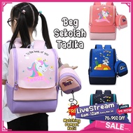 34cm Unicorn Space Beg Sekolah Tadika Kindergarten School Bag Beg Sekolah Tadika Beg Sekolah Budak P