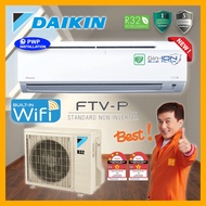 [LATEST MODEL WIFI] Daikin 1.0HP-2.5HP R32 Non Inverter Air Conditioner FTV-PB Series (FTV28PB /FTV3