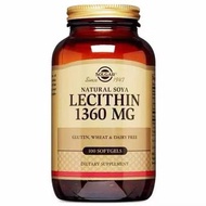 SOLGAR LECITHIN 1360mg GLUTEN, WHEAT & DAIRY FREE 100粒