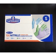 Safeguard Nitrile blue Gloves, Gloves, Gloves,Handscoon,Handsglove