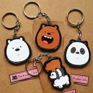 Keychain (We Bare Bears Tinkerbell Panda Harry Potter Groot)