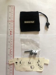 $20包郵 全新 Shure 原裝膠耳塞 大size 一對 連原裝塵袋