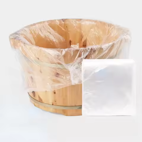 80PCS 55*65cm Environmentally Disposable Foot Tub Liners Bath Basin Bags for Feet Pedicure Spa Skin 