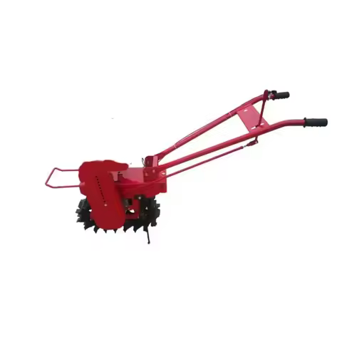 Cultivator Gasoline Diesel Chain Rail Crawler Tiller Ditcher Loosening Single Wheel Plow Machine Hos