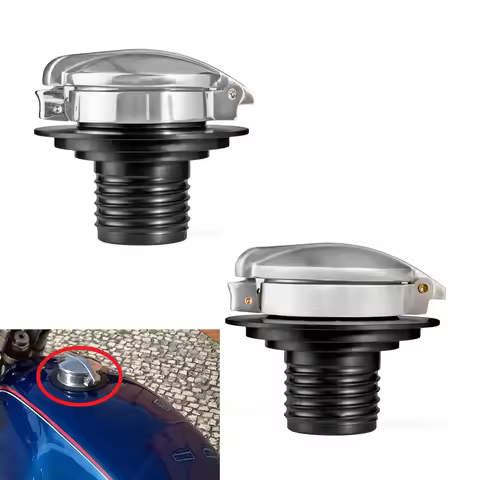 Motorcycle Aluminum Fuel Tank Petrol Cap Airhead Boxer Filler Cover for BMW R45 R65 R80 R100 R 45 65