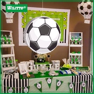 Soccer Pinata Pull String Soccer Ball Pinata with Stick Blindfold Confetti Sports Theme Birthday Par