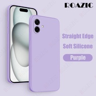 Roazic cho Samsung Galaxy A07/Samsung Galaxy A07 LTE vỏ điện thoại mềm Silicone lỏng CẠNH VUÔNG Vỏ m