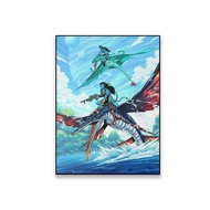 โปสเตอร์ผ้าใบที่ได้รับแรงบันดาลใจจาก Avatar Way of Water - ภาพพิมพ์ศิลปะภาพยนตร์คลาสสิก - ภาพวาดผ้าใ