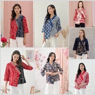 Batik Tops 262 Series/Latest modern Women's Batik/ Jumbo Batik/ Batik Couple/ Batik Uniform/ Batik Kimono