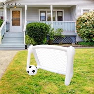 [Devoko] Kids Mini Soccer Goal Set Inflatable Football Net with Ball PVC Material for Soccer Goal Po
