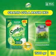 Sunlight Sabun Cuci Piring Jeruk Nipis Refill 1500gr