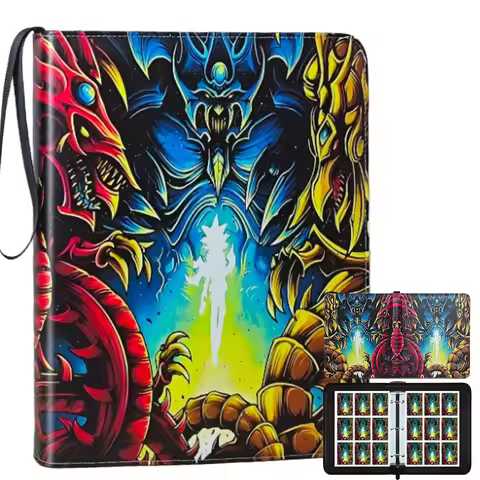 Trading Card Binder Storage Album, 9-Pocket Card Holder, Can Hold 900 Cards, Large Capacity Premium 