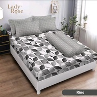 sprai lady rose 180x200 motif /sprei 200x200 lady rose - rino 200x200