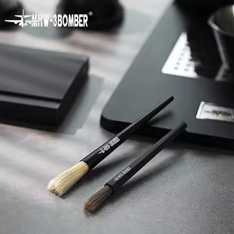 MHW-3BOMBER Coffee Grinder Cleaning Brush Coffee Machine Dusting Espresso Brush Cleaner Tool Home Ba