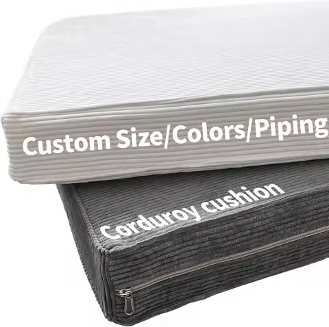 Custom Thickened Bench Cushion ,Long Mattress Sofa Chair Seat Pad Decorative Garden Seat Cushion, Be