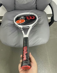 Wilson威爾勝 Pro Staff97 v13全碳素進階拍 網球拍 白黑色