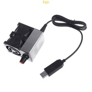 Fair Powerful 2Motors Fan USB 5V Blower 2Motors with USB Cable for Camping Barbecue Metal Smelting