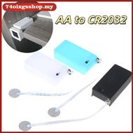 Oixgsshop CR2032 to AA Battery Converter 1Pcs 0.15mm Thin Non-Destructive Modification for Outdoor F