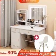 Dream Home Furniture Meja Rias/ Meja Rias Dengan Cermin/ Meja Rias Minimalis/ Meja Penyimpanan/ Meja