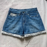 Short jean Axes femme